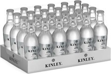 Kinley Tonic Water,Acqua Tonica con  Limone, Analcolica,24 Bottiglie Vetro 200ml