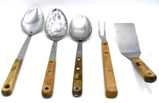 Vintage Wood Spoon Carving