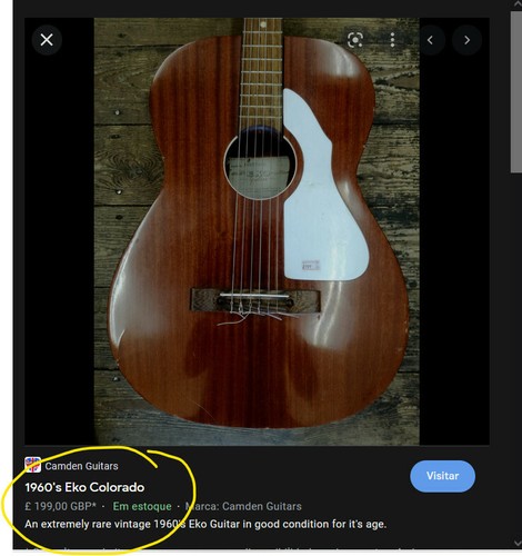 Eko colorado chitarra - eko, folk