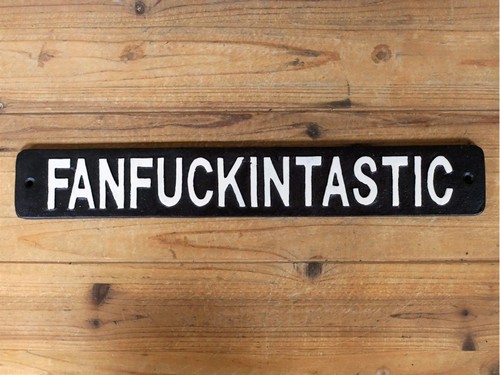 Fanf insegna cintastica targa - fanf*insegna,