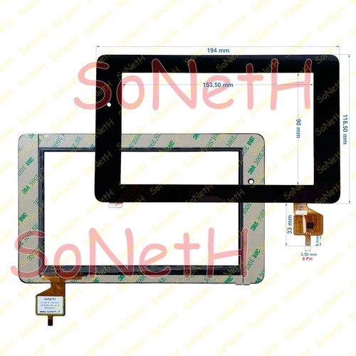 Vetro touch screen - touch, digitizer
