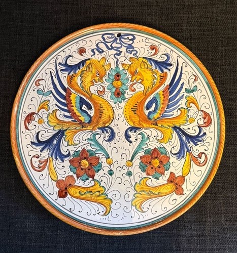 Piatto ceramica franco mari - piatto,