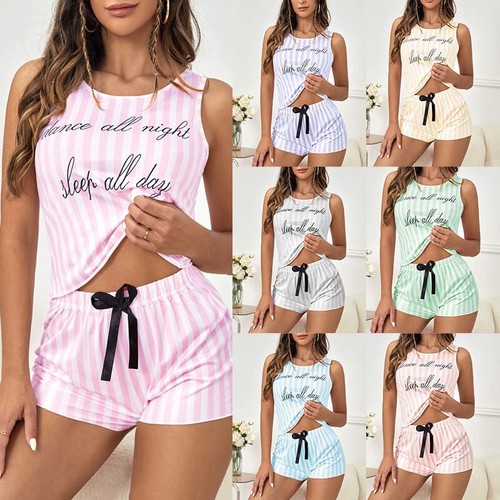 Womens pyjamas cotton vest - pyjamas,