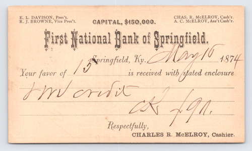 1874 prima banca nazionale - prima,