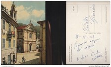 2993) GENOVA BORZONASCA LA CHIESA NON VIAGGIATA DATATA 1962