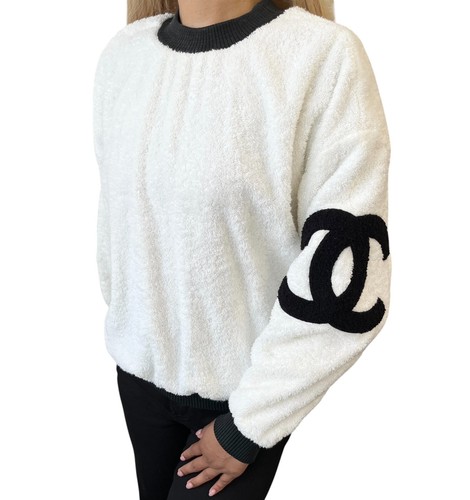 Felpa chanel vintage logo - vintage, cc