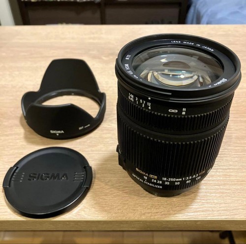 Sigma 250mm 6 3 - 18-250mm, hsm