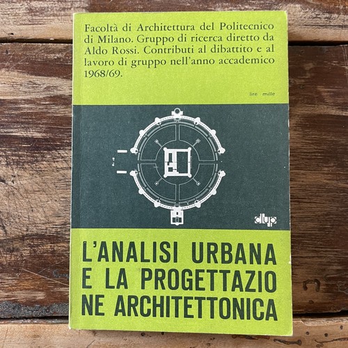Aldo rossi analisi urbana e - aldo,