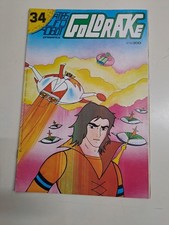 ATLAS UFO ROBOT GOLDRAKE NUMERO 34, EDIZIONI FLASH 1979,COMPLETO DI POSTER