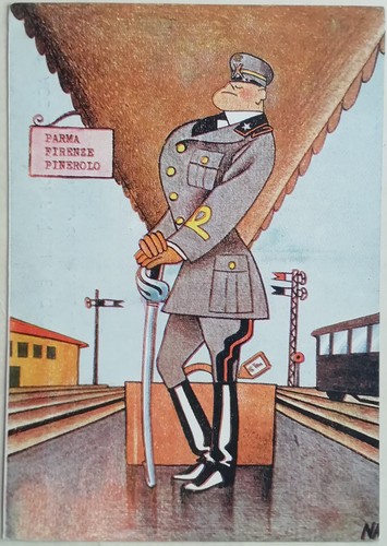 Cartolina accademia fanteria - accademia,