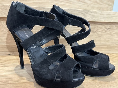Sandali donna neri tacco alto - tacco,