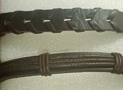 Bracciali cuoio fatti a - bracciali, in