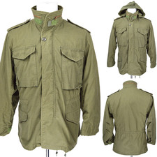 Giacca da campo vintage anni 80 Alpha Industries M65 piccola corta OG-107 cappotto clima freddo