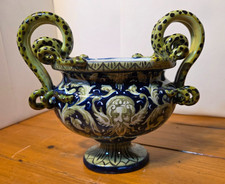 Centrotavola in maiolica