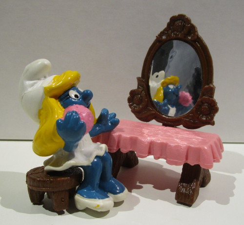 Super puffi puffetta tavolo - puffi-puffetta,