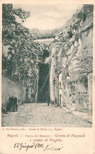 Ee183 cartolina grotta - cartolina, di