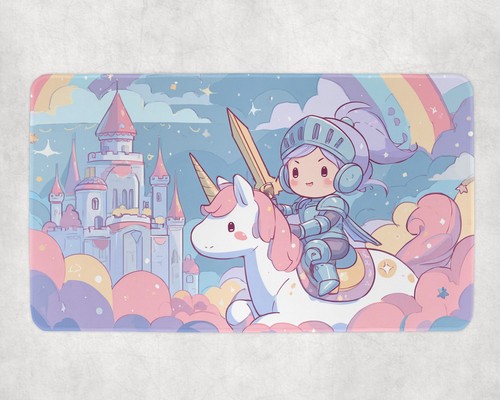 Kawaii knight mtg playmat - kawaii,