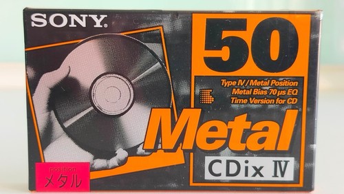 Sony metal tape cassette - 50,
