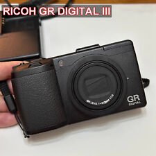 Fotocamera digitale RICOH GR DIGITAL III 3 come nuova con sensore CCD da 10,0 megapixel nero