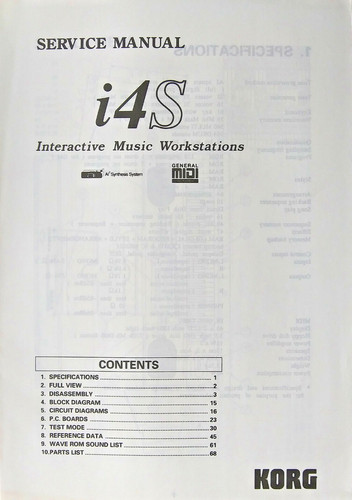 Korg i4s workstation - korg,