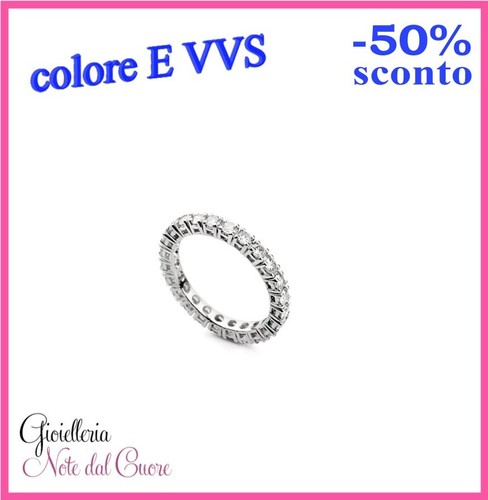 Anello veretta diamanti giro - anello,