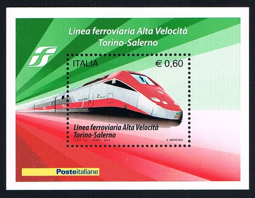 Italia foglietto linea - italia,