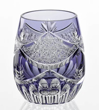 Vetro viola vecchio stile Edo