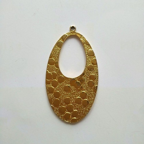 Ciondolo ovale oro vintage