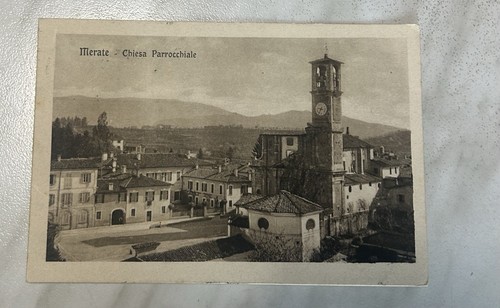 Cartolina merate chiesa - cartolina,
