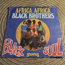 DISCO VINILE 45 GIRI VINTAGE AFRICA AFRICA BLACK BROTHERS SOUKOUS 