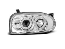 FARO PROIETTORE LPVW02 ADATTO PER VW GOLF 3 09.91-08.97 ANGEL EYES CROMATO NUOVO