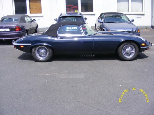 Jaguar type cabrio capote - e,