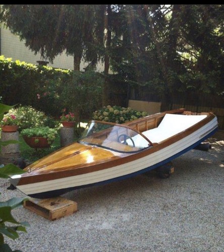 Barca pucci mogano motore - mogano,