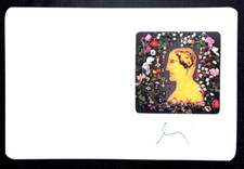 BOLAFFI RIPRODUZIONE FOTOLITOGRAFICA AUTORITRATTO E FIRMA DI ENRICO BAJ