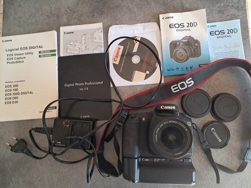 Canon eos 20d avec 55 - avec, 18