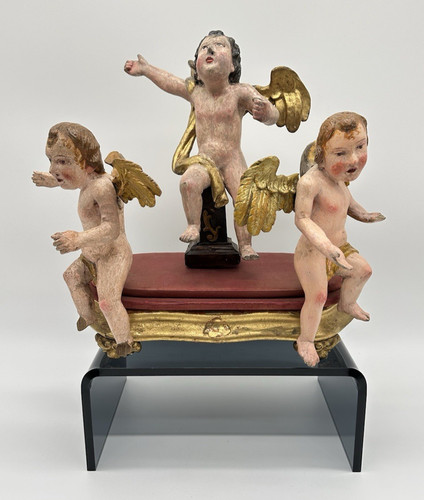 Antico trittico angeli - trittico, di
