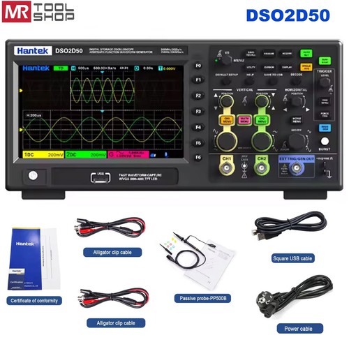 Hantek dso2d50 oscilloscopio - hantek,