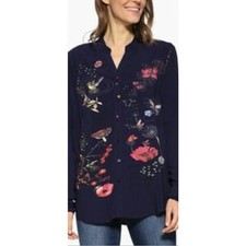 Desigual Nature Print Top