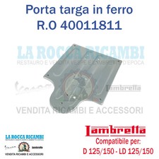 Portatarga Lambretta D 125/150