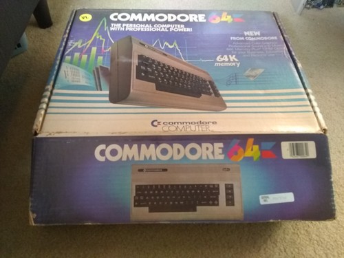 Commodore computer in box - commodore, 64