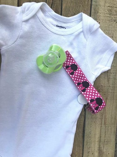 Clip per ciuccio minnie mouse - minnie,