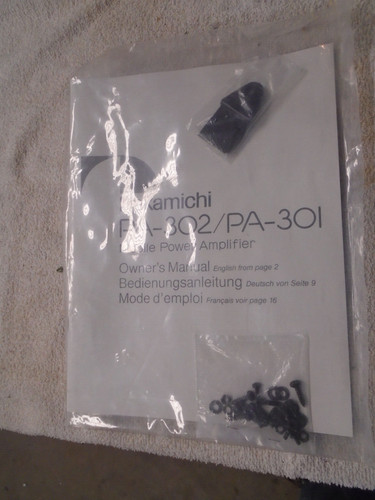 Nakamichi pa302 301 owners - pa302,