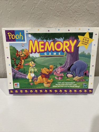 Vintage 1999 pooh memory game - memory,