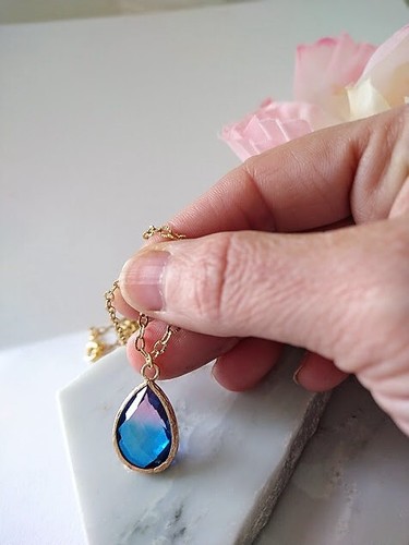 Collana catena oro lacrima