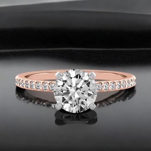 Anello oro rosa kt - rosa, per