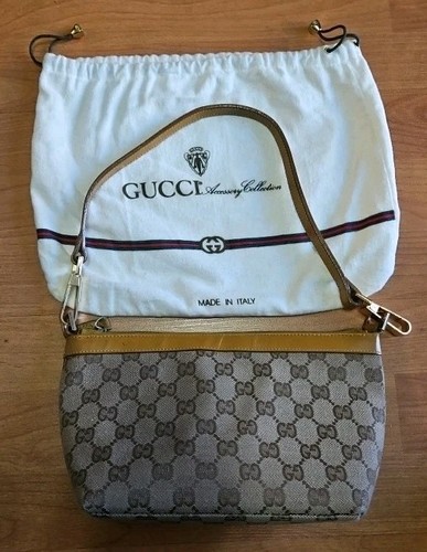 Borsa tracolla vintage gucci - a,