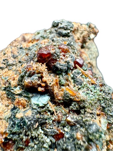 Cristalli granato grossularia - cristalli,