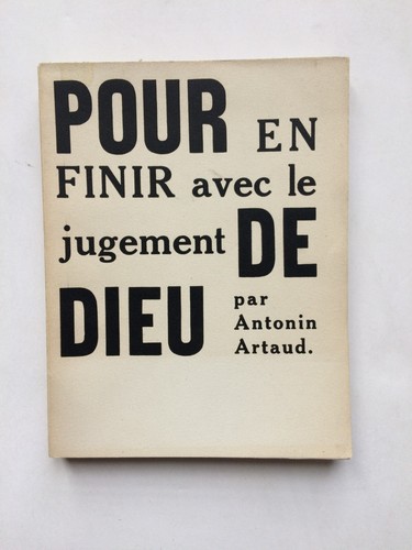 Antonin artaud pour - artaud, "