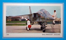 AEREI-Ed.Ediraf-Figurina/Sticker n.300-BAC/BREGUET JAGUAR-ANGLO FRANCESE-Rec