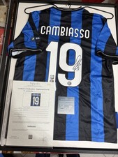 Maglia inter firmata cambiasso - inter,